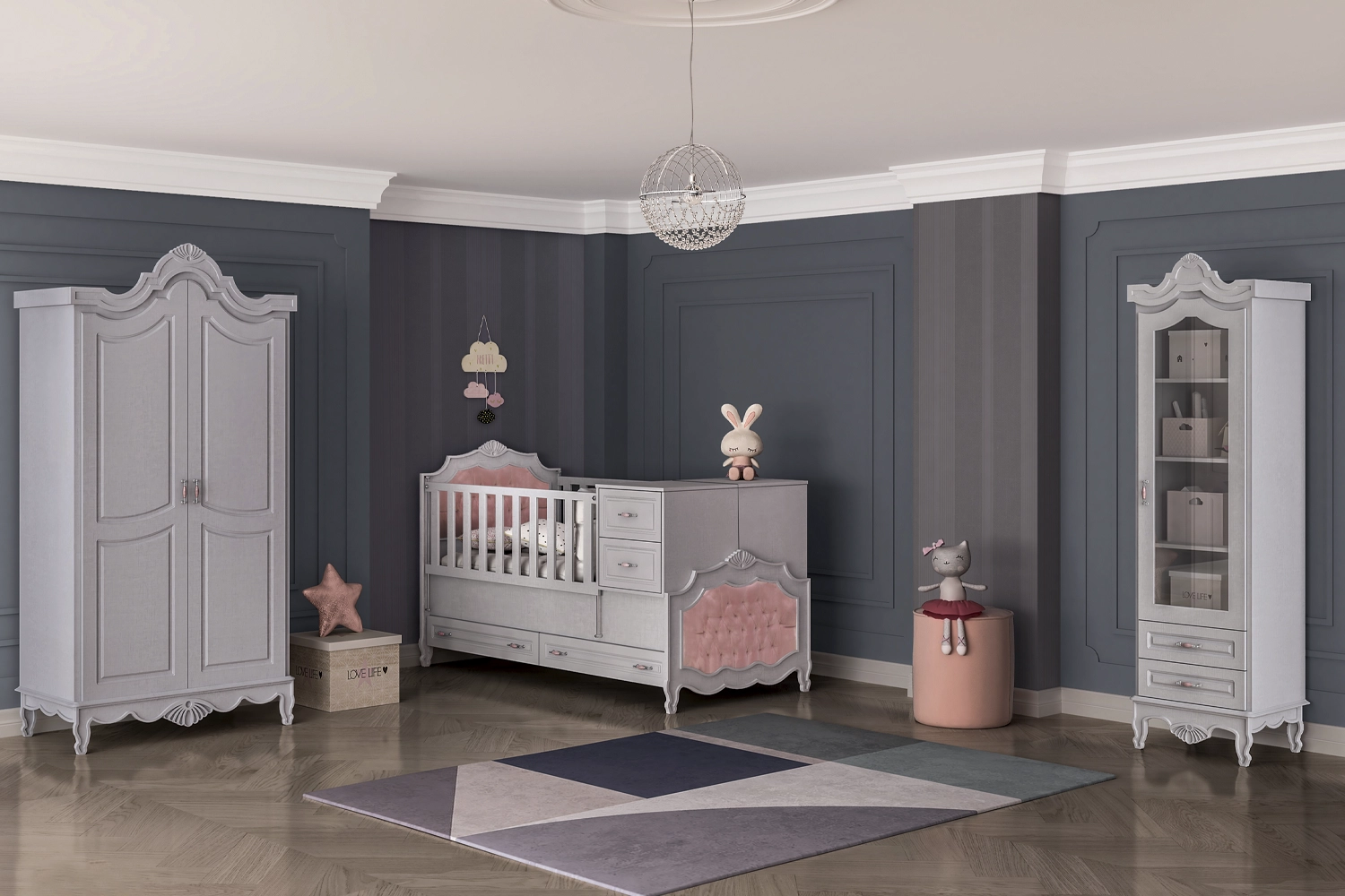 سرویس خواب نوزاد و نوجوان کوئین