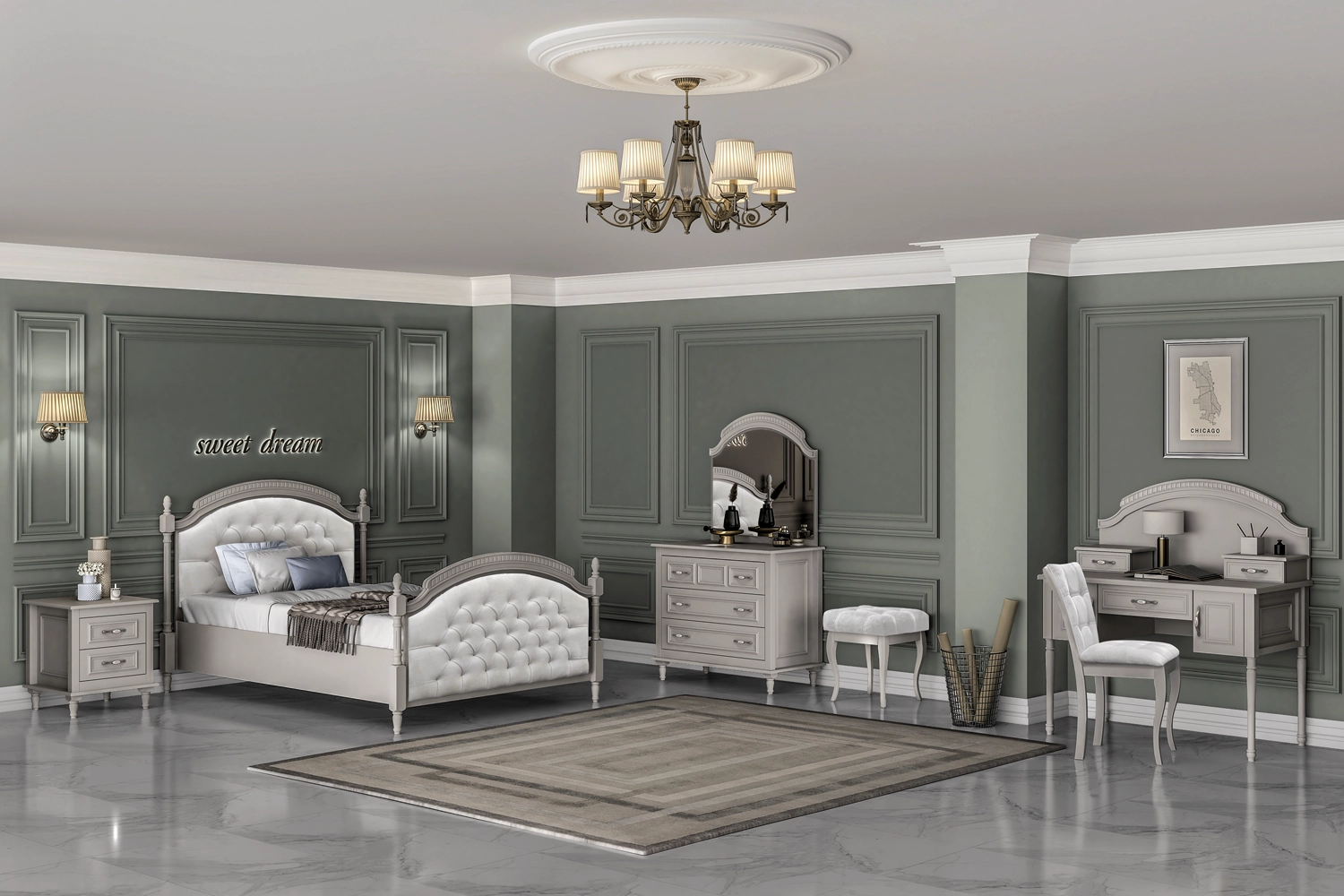 سرویس خواب یک نفره بهار