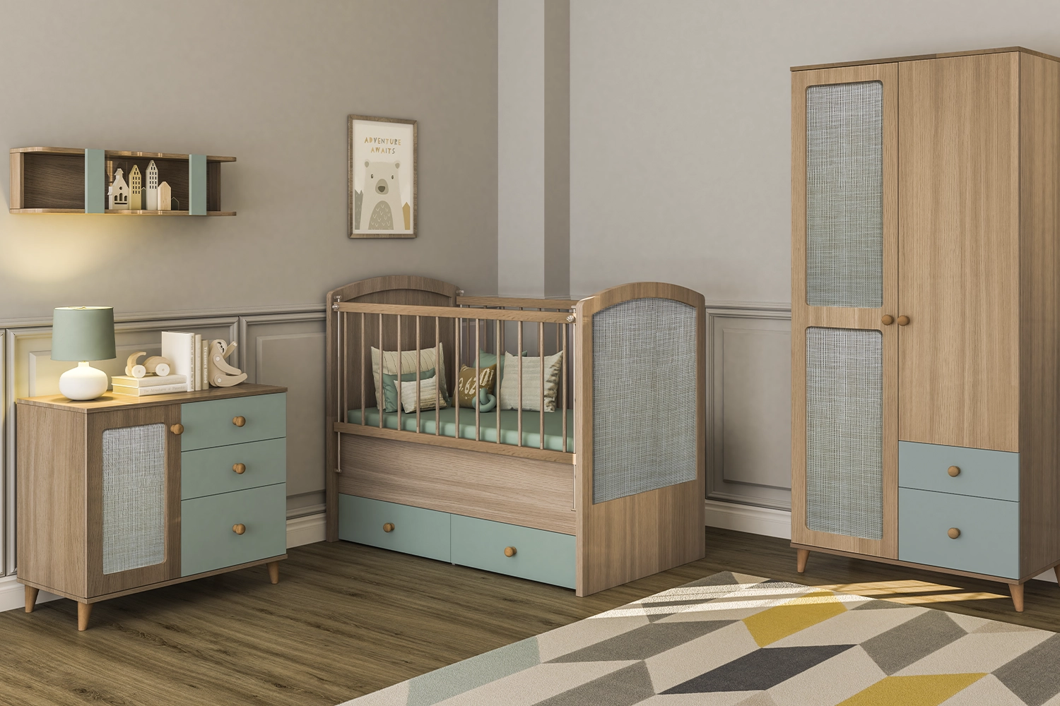 تخت نوزادی یوکا